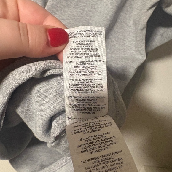 Gymshark Oversized Women’s Light Grey Sweatshirt Large - Picture 5 of 7